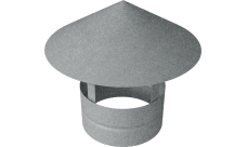 Дымник на трубу круглый d80 0,35 Zn