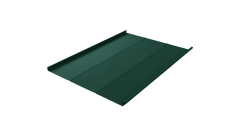 Фальц двойной стоячий Line Grand Line 0,45 Drap TX с пленкой на замках RAL 6005 зеленый мох