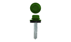 Саморез по металлу 5,5х25 (250шт) сверло №3 RAL 6002