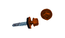 Саморез по металлу Daxmer 5,5х25 (250шт) сверло №3 RAL 2004