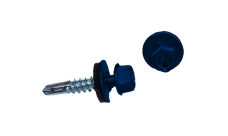 Саморез по металлу Daxmer 5,5х25 RAL 5002 (250) сверло №3