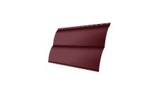 Блок-хаус new Grand Line 0,45 PE-Double с пленкой RAL 3005 красное вино