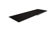 Планка финишная 48х25 0,45 Drap RAL 9005 черный (2м)