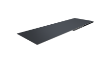 Планка финишная 48х25 0,45 Drap TwinColor RAL 7024 мокрый асфальт (2м)