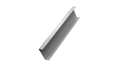 Декоративная накладка на столб универсальная 62х55 для забора жалюзи 0,45 Print Elite Snow Wood TwinColor (1,8м)