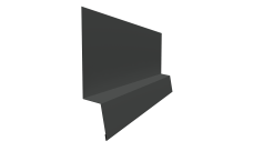 Планка начальная фальц 0,45 Drap TR RAL 7016 антрацитово-серый (2м)