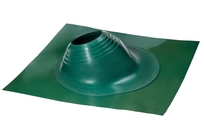 Проходной элемент MF угловой №2 (180-280мм) +240 силиконовый (металлический окрашенный фланец) зеленый