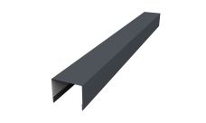 Крышка жалюзи Palermo 0,5 PurLite Matt RAL 7024 мокрый асфальт (2м)