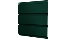 Софит металлический Классик Grand Line полная перфорация 0,45 Drap ST с пленкой RAL 6005 зеленый мох