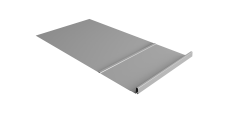 Элемент обхода Кликфальц Pro правый 0,45 Drap TX RAL 9003 сигнальный белый