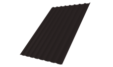 Профнастил С20B 0,5 Satin RAL 9005 черный