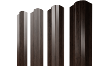 Штакетник М-образный A фигурный 0,45 Print-Double Premium Antique Wood