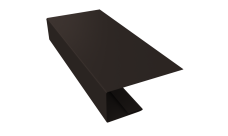 J-Профиль 18мм 0,5 Atlas X с пленкой RR 32 темно-коричневый (3м)