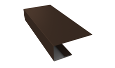 J-Профиль 18мм Grand Line 0,5 PurPro Matt 275 RAL 8017 шоколад (2м)