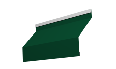 Ламель забора жалюзи Milan new Grand Line 0,5 Satin RAL 6005 зеленый мох