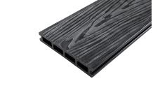 Террасная доска ДПК Grand Line 150х25мм 3D Винтаж Графит 4м