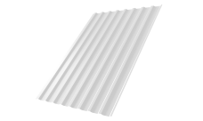 Профнастил С20B Grand Line 0,45 PE RAL 9003 сигнальный белый