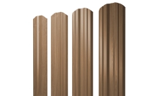 Штакетник Twin фигурный Grand Line 0,45 Print Elite Honey Wood TwinColor