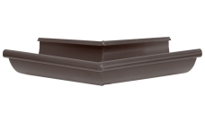 Угол желоба внешний 135 гр 150 мм матовый RAL 8017