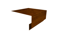 Планка околооконная сложная Блок-Хаус new Grand Line 200х75х27 0,45 Print-Double Premium Golden Wood Intense F (2м)