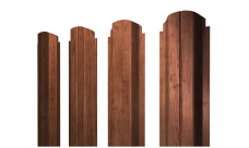 Штакетник П-образный A фигурный 0,45 Print Premium Rowan Wood Intense FTC