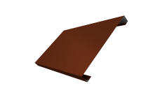 Ламель лицевая 200 забора жалюзи Техас Grand Line 0,45 ПЭ RAL 3009 оксидно-красный