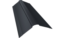 Планка конька фигурного 150х150 Grand Line 0,5 Satin Matt TX RAL 7024 мокрый асфальт (3м)