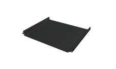 Кликфальц Pro Gofr Grand Line 0,5 PurPro Matt 275 с пленкой на замках RAL 7016 антрацитово-серый