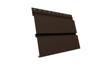 Квадро Брус 3D в01 Grand Line 0,5 Сатин матовый с пленкой RAL 8017 шоколад