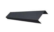 Ламель обратная 50 забора жалюзи Texas Grand Line 0,45 PE-Double RAL 7024 мокрый асфальт