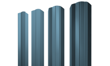 Штакетник М-образный A фигурный Grand Line 0,45 Drap TX RAL 5024 пастельно-синий