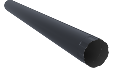 Труба круглая Optima 150 мм 3м RAL 7024