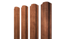 Штакетник Прямоугольный фигурный 0,45 Print Premium Rowan Wood Intense FTC
