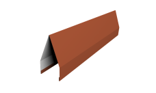 Ламель забора жалюзи Tokyo new 0,5 Satin RAL 8004 терракота