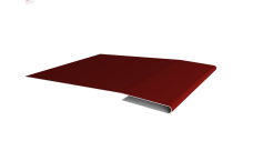 Планка начальная 0,5 Satin с пленкой RAL 3011 коричнево-красный (2м)