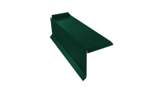 Планка торцевая сегментная 30мм Левая 0,45 Drap TX RAL 6005 зеленый мох