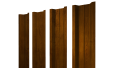 Штакетник П-образный B с прямым резом 0,45 Print Premium Golden Wood Intense FTC