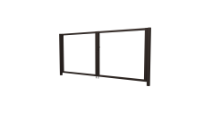 Ворота Жалюзи Texas 2,0х3,6 RR 32 без заполнения (ламель 150 мм)