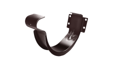 Крюк короткий GL PU 125 мм RAL 8017 шоколад