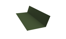 Планка примыкания 150х250 Grand Line 0,5 Satin Matt TX RAL 6020 хромовая зелень (2м)