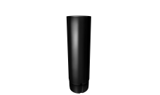 Труба круглая Grand Line ПЭ 90мм 2м RAL 9005