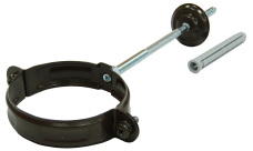 Хомут трубы GL PU 100 мм RR 32 темно-коричневый