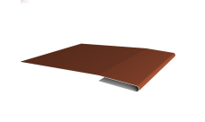 Планка начальная 0,5 Satin Matt RAL 8004 терракота (2м)