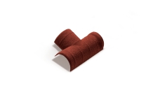 Элемент T-образный коньковый для композитной черепицы Metrotile красный