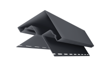 Угол прямой Grand Line Декор Премиум Акрил графит (3,0м)