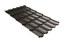 Профиль волновой "Квинта плюс3D" ("Kvinta plus3D") 0,45 Drap TX RR 32 темно-коричневый