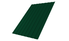 Профнастил С10A Grand Line 0,5 Satin Matt RAL 6005 зеленый мох