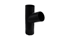 Тройник трубы Grand Line ПУ матовый 90мм RAL 9005 черный