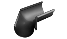 Угол желоба внутренний Grand Line ПУ 135гр 125мм RAL 9005 черный