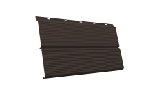 ЭкоБрус 0,345 Gofr Grand Line 0,45 PE с пленкой RR 32 темно-коричневый